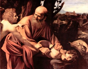 The sacrifice of Isaac's by Caravaggio.jpg